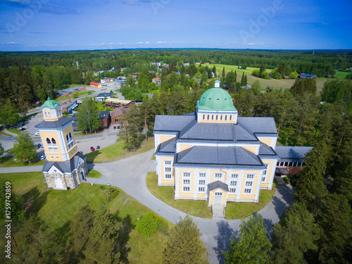 Aerial view of the largest ...