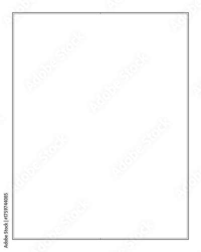 Braided Double 4x5 Black Ultra Thin Vector