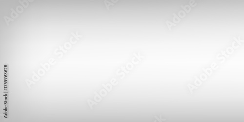 Silver foil background with metal mirror texture. Chrome gradient surface with light gloss simple abstract