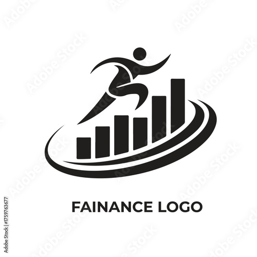 fainance logo Investment icon set. Containing investor, mutual fund, asset, risk management