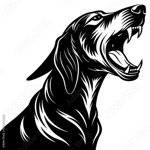 Wallpaper Mural horse head silhouette Torontodigital.ca