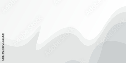 Tableau sur toile white gradient abstract modern background design