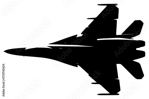 jet on a transparent background, airplane, black, fly, jet, plane, sky 