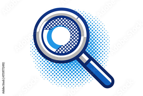 Magnifying Glass Search Icon Technology Tool Symbol  