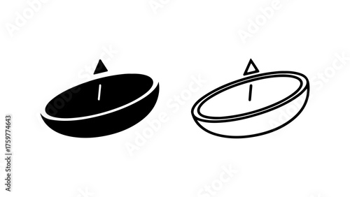 Stone sink icons with transparent background