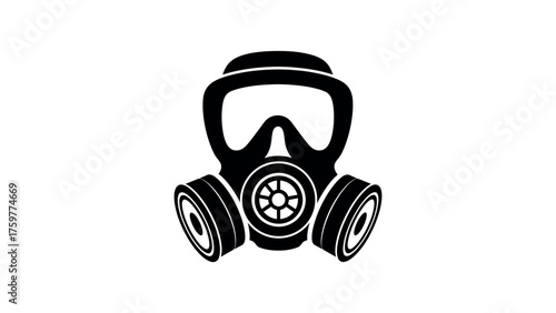 pollution mask illustration vector