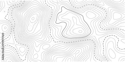 Vector geographic contour mounted map background. Abstract minimal The patter discovery vector topo map. Design illustration for wall art, fabric, packaging, web, banner, wallpaper.