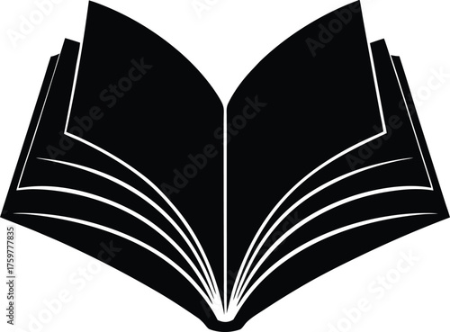 Minimalist continuous line drawing of an open letter b