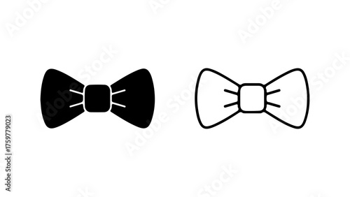 Bow ties with transparent background