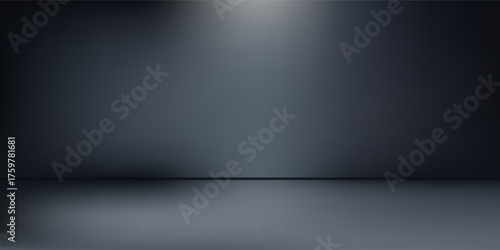 Empty abstract dark abstract cement wall and studio room with smoke float up interior texture for display products wall background art simple abstract design