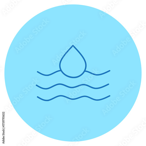 Water Icon Illustration