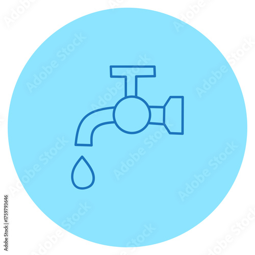 Water Icon Illustration