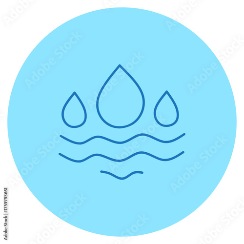 Water Icon Illustration