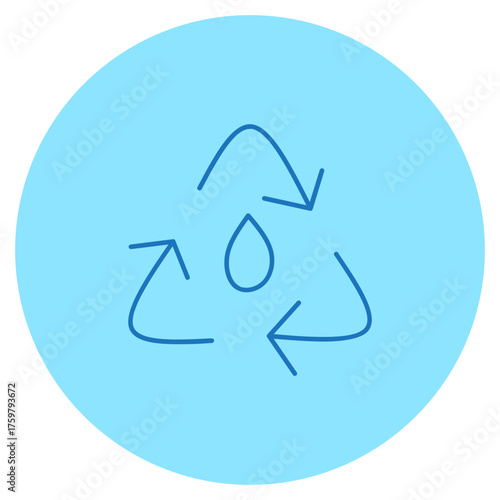 Water Icon Illustration