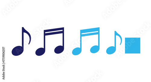 Musical Notes Ascending in Tone, Depicting Audio Progression on White Background, Signifying Growth, Improvement, Creativity, Sound, Melody, Composition, Arrangement, Rhythm, Harmony, Symphony, and Or