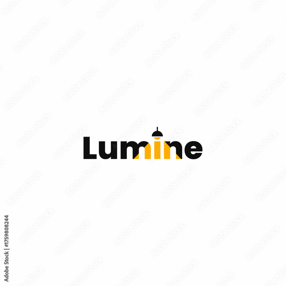 Fototapeta premium Lumine Wordmark Vector