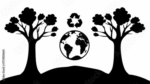 Protecting our planet with trees and recycling creates a better future, reminding us to be more sustainable and mindful of our impact for generations