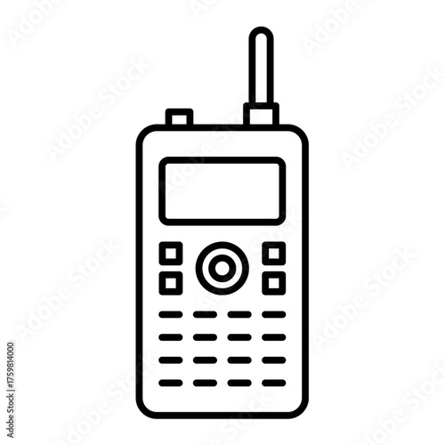 Walkie Talkie Outline Icon