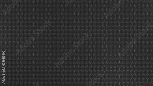 Wallpaper Mural Dark Gray Hexagonal Textured Background With Subtle White Highlights Torontodigital.ca