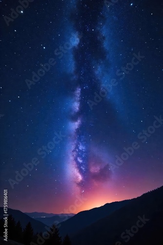 Wallpaper Mural Spectacular view of numerous shooting stars streaking across a dark night sky, leaving glowing trails Perfect for astronomy, space, fantasy, and magical themes , astrology, bright Torontodigital.ca