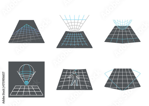 Set of solar panels isolated on white background with sunlight and renewable energy concept
