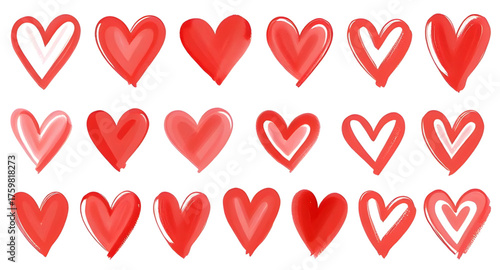 red hearts, sketch hearts, hand-drawn hearts, heart pattern, love background, romantic design, valentine theme, doodle hearts, cute background, abstract hearts, seamless pattern, artistic sketch, red 