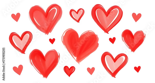 red hearts, sketch hearts, hand-drawn hearts, heart pattern, love background, romantic design, valentine theme, doodle hearts, cute background, abstract hearts, seamless pattern, artistic sketch, red 