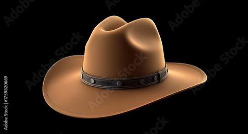 cowboy hat, western hat, ranch style, leather hat, vintage cowboy, classic western, rodeo fashion, country style, wild west, rustic charm, american cowboy, western accessory, hat illustration, vector 