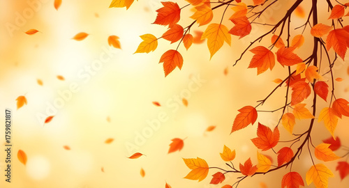 Autumn artistic design, Autumn soft light, Fall leaves texture, Autumn season graphic, Autumn leaf wallpaper, Autumn scenic view, Colorful fall background, Autumn nature art