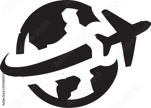 vector illustration of an airplane