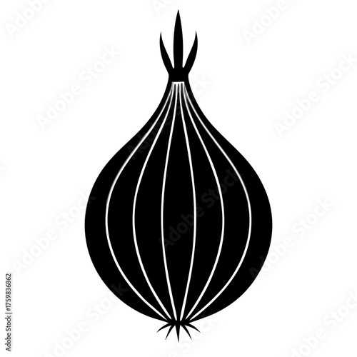 onion isolated on white background