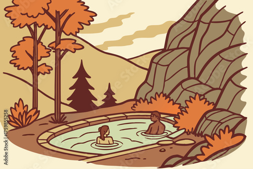 Thanksgiving hot springs soak in Colorado.