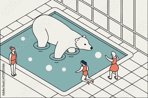 Thanksgiving Day polar bear swim in Seattle.