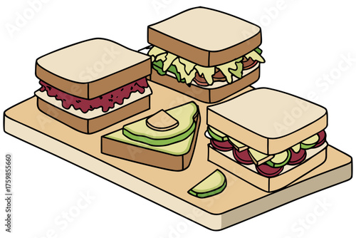 Creative leftover turkey sandwiches