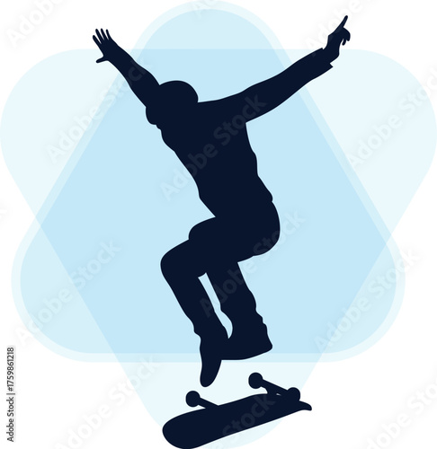 snowboarder jumping in the sky