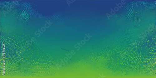 Deep sea blue and green abstract wave pattern with light texture and copy space for design backgrounds
