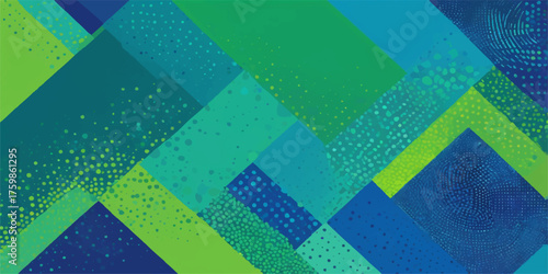 Abstract background with a seamless pattern of colorful geometric squares and tiles for a modern wallpaper design or backdrop