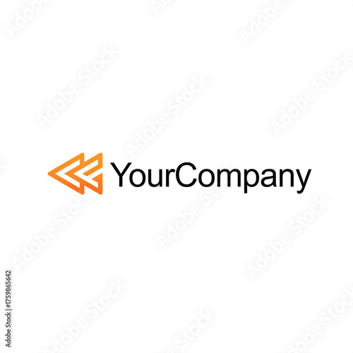 creative letter F logo for multimedia companies such as video, film, cinema or for web logo design