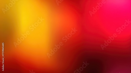 Abstract background with vibrant yellow, orange, and red gradients
