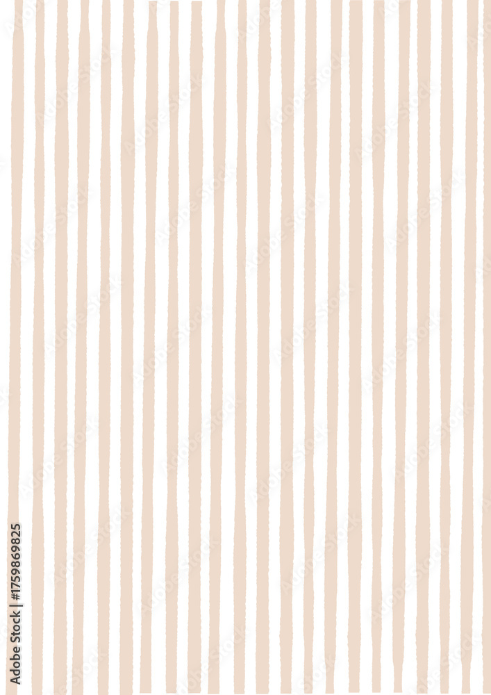 Fototapeta premium Striped background. Cozy autumn design. Whimsical vintage element in cottagecore style for invitation, social media and posters.