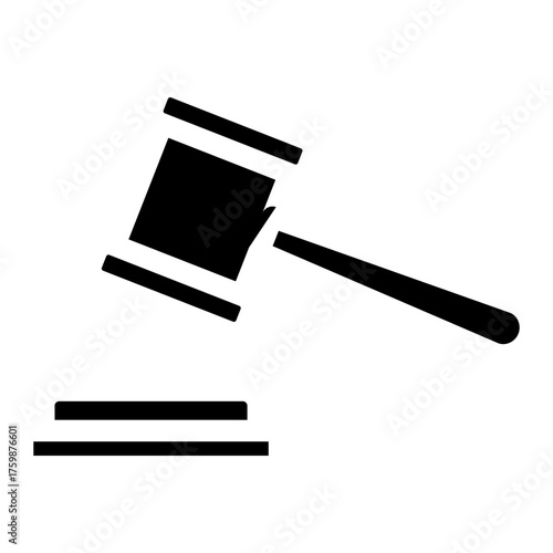 Auction Glyph Icon
