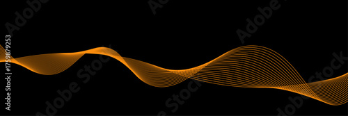 Vectors Abstract wavy information technology smooth wave lines background. Web design, cover, web, flyer, card, poster, design used for banner, presentation texture, slide, magazine