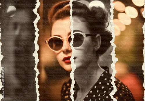 Brown And Beige Realistic Torn Paper Photo Effect