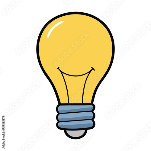 A lightbulb symbolizes ideas and innovation, shining bright with energy. Its glowing filament or LED spreads warm, illuminating light that brightens spaces and minds alike.
