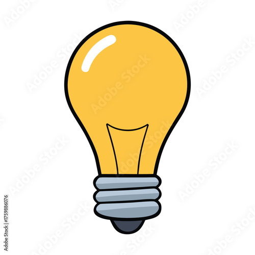 A lightbulb symbolizes ideas and innovation, shining bright with energy. Its glowing filament or LED spreads warm, illuminating light that brightens spaces and minds alike.
