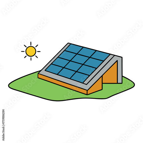 A solar power plant captures sunlight using photovoltaic panels, converting it into clean, renewable electricity that reduces carbon emissions and supports sustainable energy.
