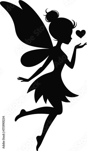Beautiful Fairy Silhouette 