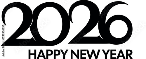 Elegant 2026 Vector Typography