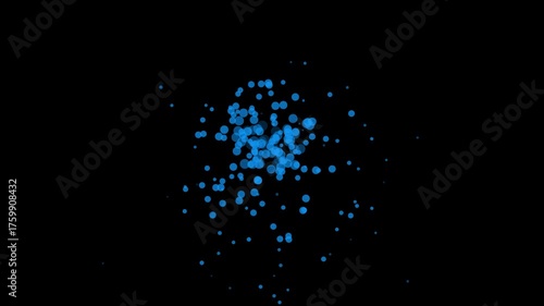 neon shaded sphere polygon Computer  icon ,Polygonal science research hyaluronic acid technology art. Futuristic modern abstract background.