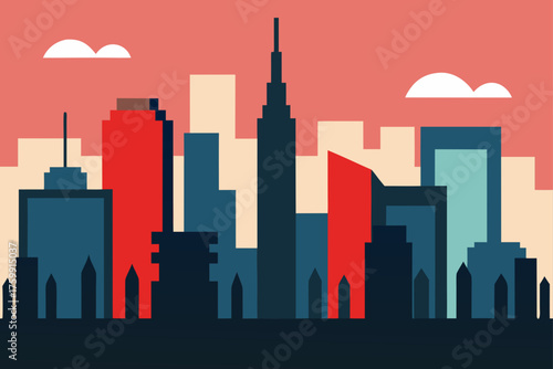 city skyline silhouette